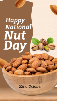 Professional National Nut Day Instagram Story template