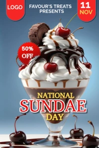 Professional National Sundae Pinterest Graphic Ihluzo le-Pinterest template