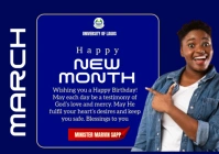 Professional New Month A1 template