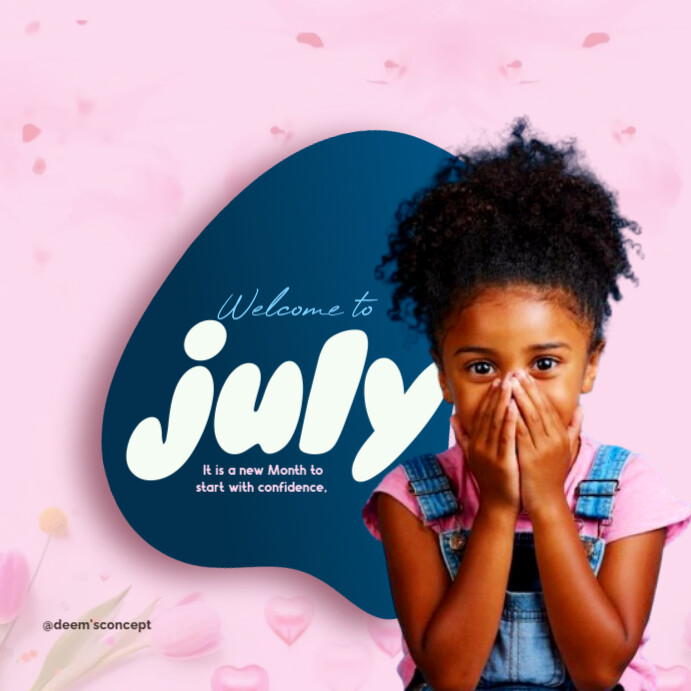 Professional New Month July Design Template | PosterMyWall