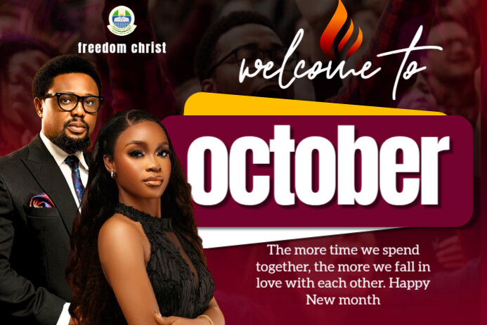 Professional New Month Poster Plakkaat template