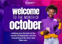 Blu Monthly Welcome A4 Template