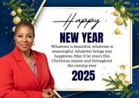 Professional New Year A6 template