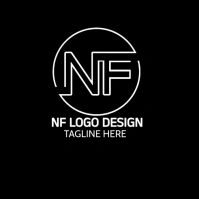 Professional Nf Logo Design Logo Logotipo template