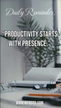 Professional Office  Digital Display (9:16) template