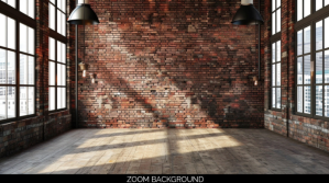Professional Office Loft Backdrop For Zoom Sk Presentatie (16:9) template