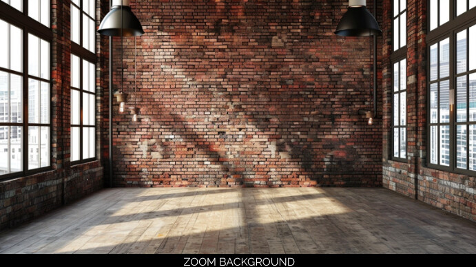 Copy of Professional Office Loft Backdrop For Zoom Sk | PosterMyWall