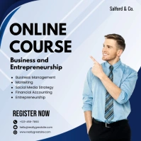 Professional Online Course Instagram Post template