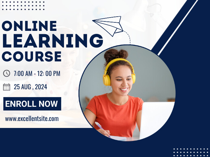 Professional Online Learning Course Yard Sign Template | PosterMyWall