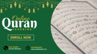 Professional Online Quran Learning  Digital Display (16:9) template