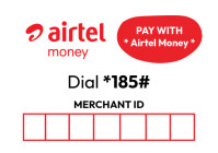 Professional Pay With Airtel Money A4 template