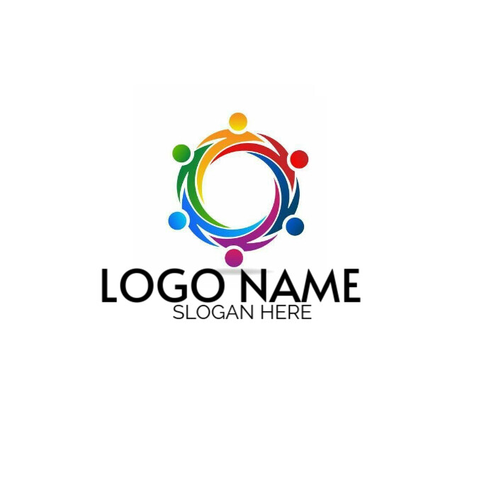 Professional Peopel Loving Logo Logo Logótipo template