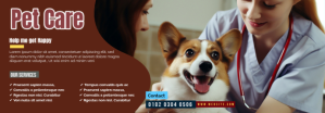 Professional Pet Care Spanduk Tumblr template