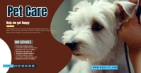 Professional Pet Care Capa para evento do Facebook template