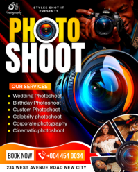 Professional Photo shoot studio Photography session camera photoshoot  Services promotion business a Instagram Portrait template