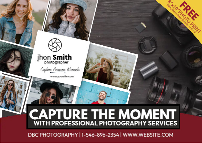 Professional Photographer Template | PosterMyWall