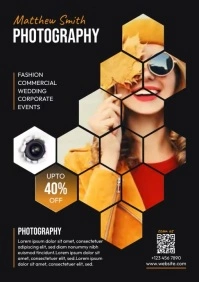 Professional Photography A4 template