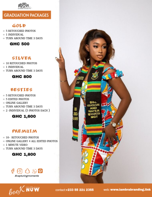 Copy of Professional Photography Graduation Packages | PosterMyWall