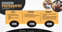 Professional Photography Package Price List Facebook Shared Image template