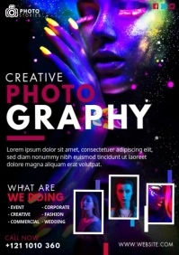 Professional Photography Service Flyer A4 template