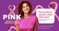 Professional Pink October Facebook Shared Image Template