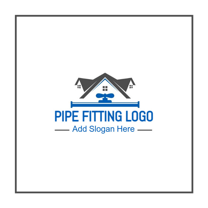 Professional Pipe Fitting Logo, Pipe Fitting Logo, Drainage Logo, Drainage Logo Design, Water Supply Ilogo template