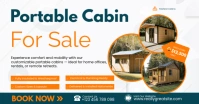 Professional Portable Cabin For Sale Advertisement Template Facebook Shared Image