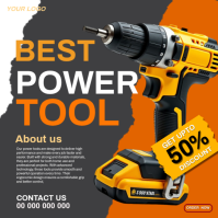 Power Tools Sale Instagram Ad Template | PosterMyWall