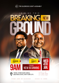 Professional Prayer And Fasting , Bible Study, Church, Revival Prayer Worship And Praise, Sunday Ser A4 template