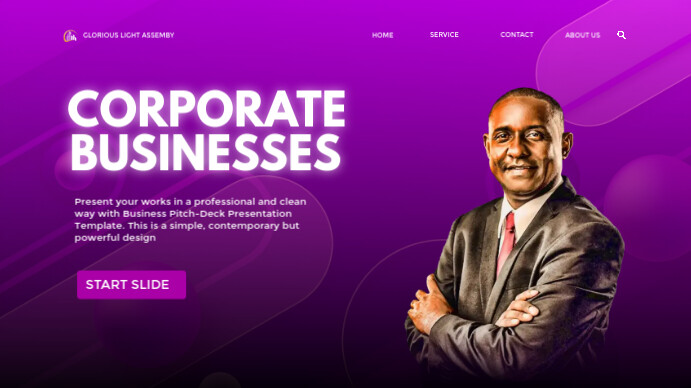 Professional Presentation Templates, Slide Templates, Powerpoint Template, Google Slide Template, Pr Цифровой дисплей (16 : 9)