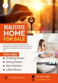 Professional Real Estate Flyer A5 template