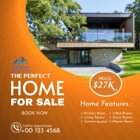 Professional Real Estate Instagram Post template