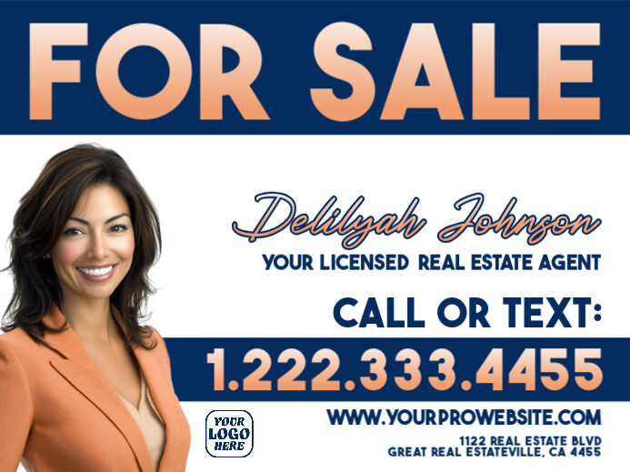 Professional Realtor Yard Sign 庭院招牌 template