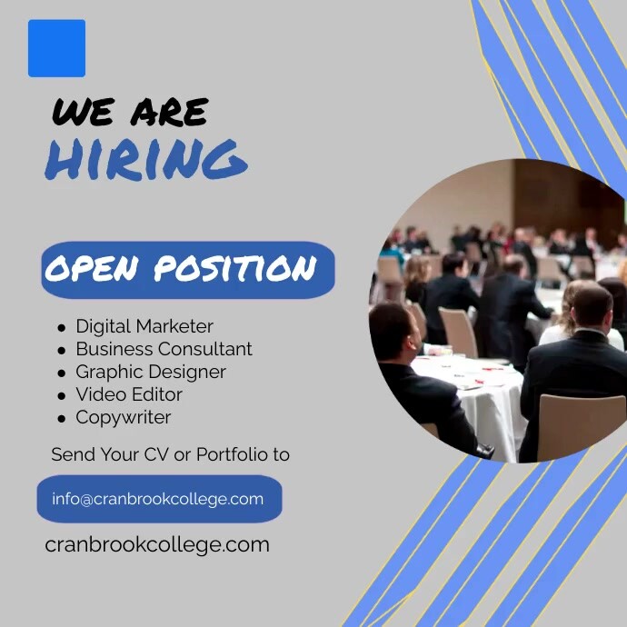 Copy of Professional Recruitment Instagram Post | PosterMyWall