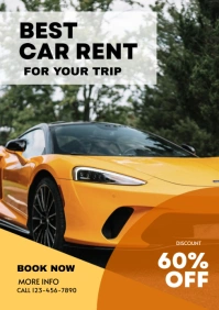 Professional Rent A Car A2 template