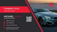 Professional Rent Car Business Card Template Business Card