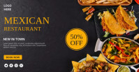 Professional Restaurant Facebook Shared Image template