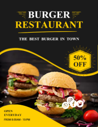 Professional Restaurant Flyer (us Letter) template