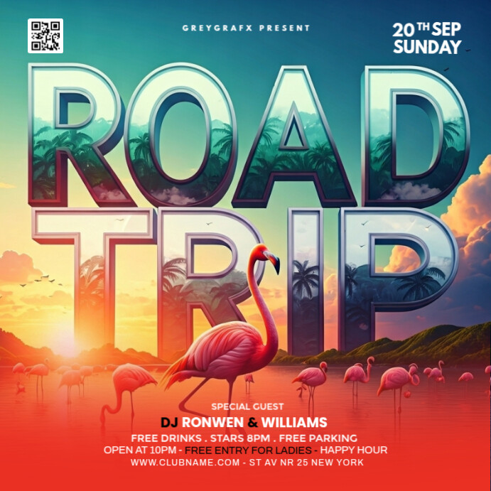 Copy of Professional Road Trip Instagram Post | PosterMyWall