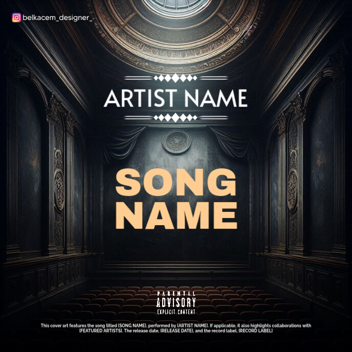 Professional Room Album Cover Template | PosterMyWall