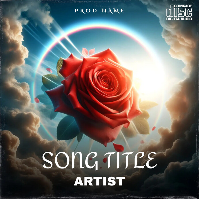 Professional Roses Album cover art Template | PosterMyWall