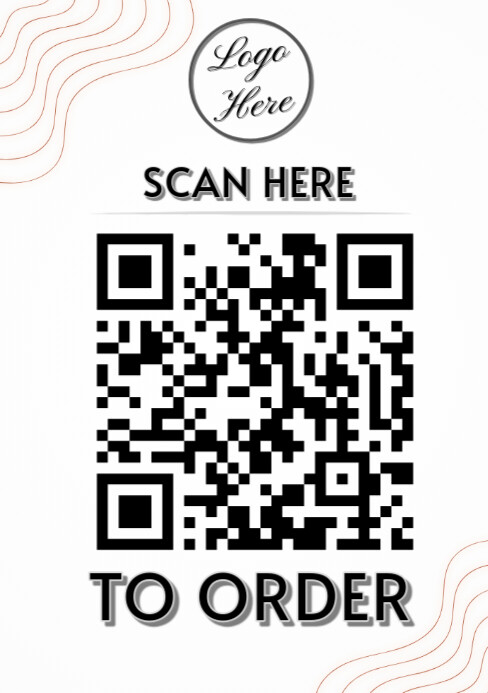 Professional Scan Here For Order A5 template