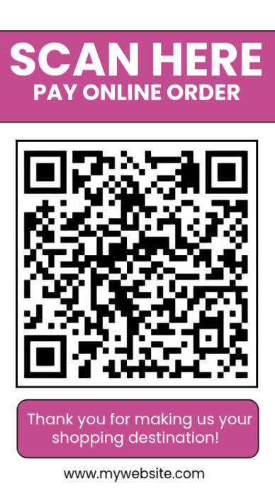 Professional Scan Qr Code For Payment Flyer Poster Instagram Story template