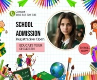 Professional School Admission  Medium Rectang Rectángulo Mediano template