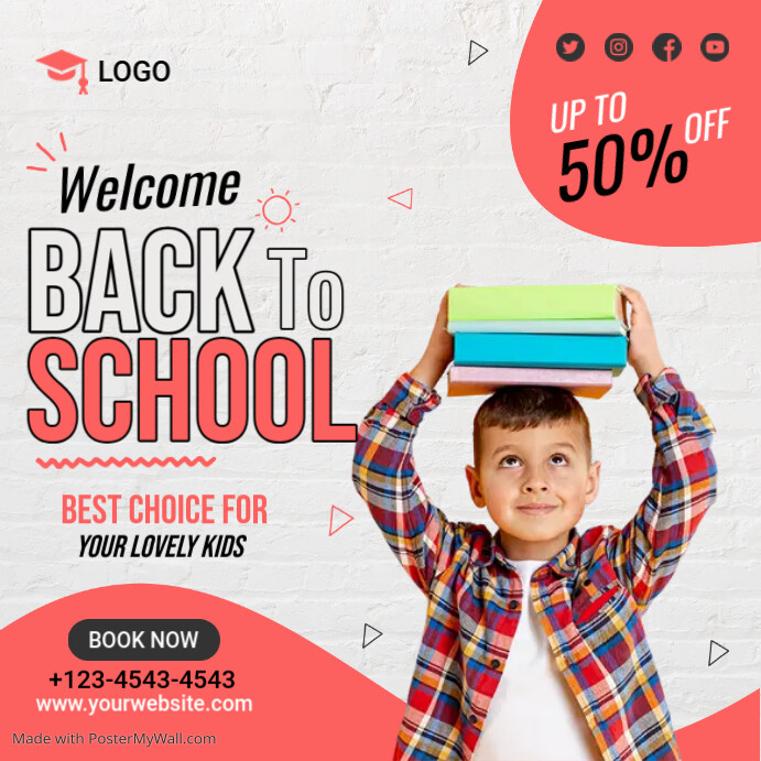 Professional School Instagram Post template