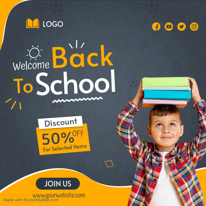 Professional School Instagram Post Template | PosterMyWall