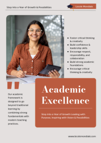 Professional School Orientation Newsletter A4 template - Page 4