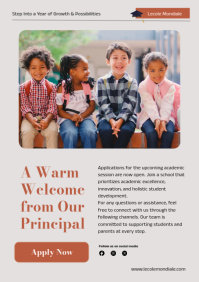 Professional School Orientation Newsletter A4 template - Page 5