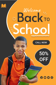 Professional School Poster template
