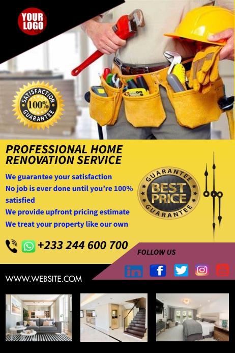 Professional Service Template | PosterMyWall